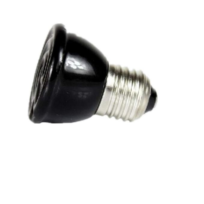 ELECTROPRIME 80W Pet Light Infrared Ceramic Heating Lamp Bulb F/Reptile Amphibian Warmer